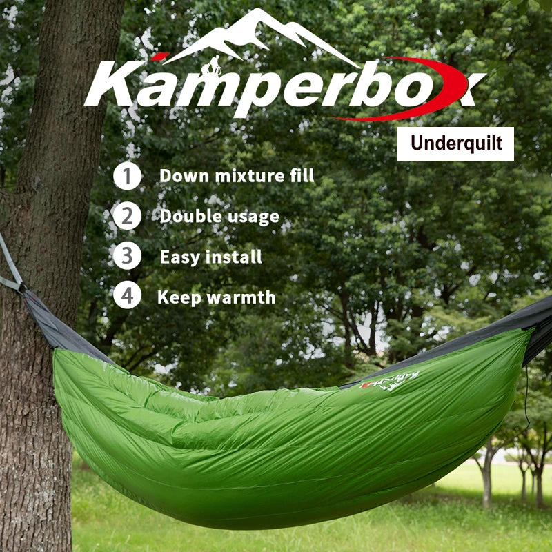 Kamperbox Hammock Quilt Down Quilt Underquilt Sleeping Bag Down Hammock Underquilt Down Camping Quilt Sleeping Bag Tourism Down