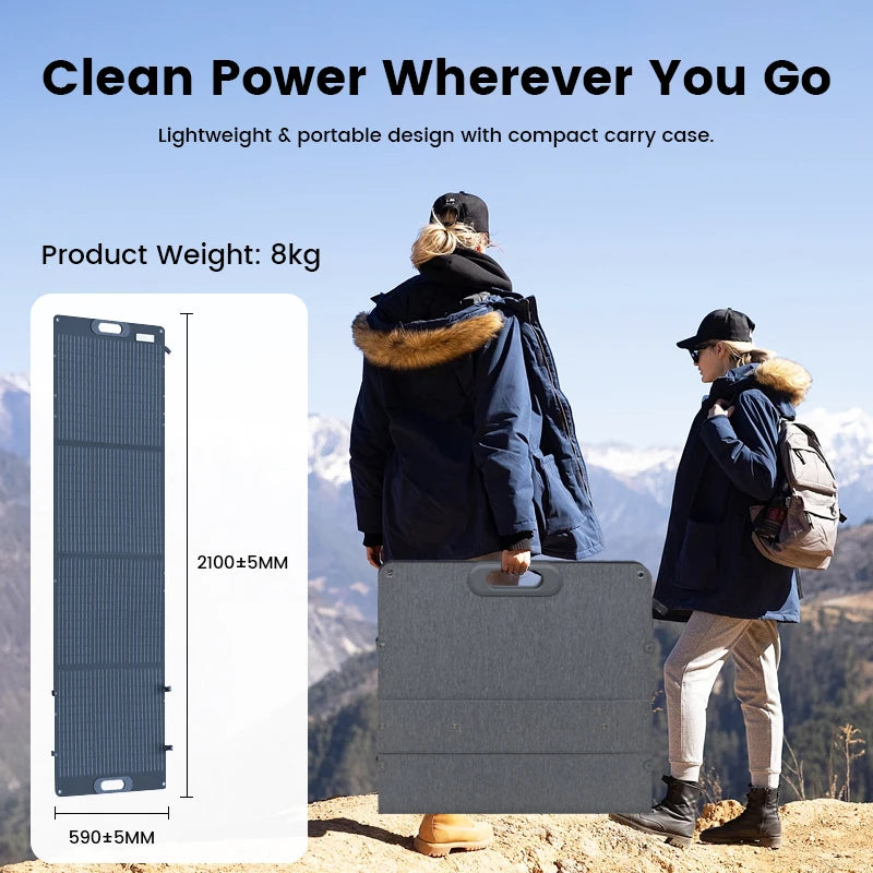1800w Portable Power Station with 200w Solar Panel 220V Pure Sinve Wave Lifepo4 Battery UPS Function портативная электростанция