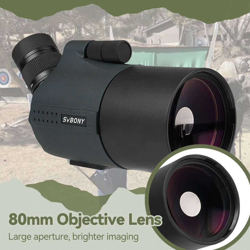 Svbony SV41Pro 28-84x80 Mak Spotting Scope FMC Waterproof Camping Equipment for Bird Watching and Daily Observation
