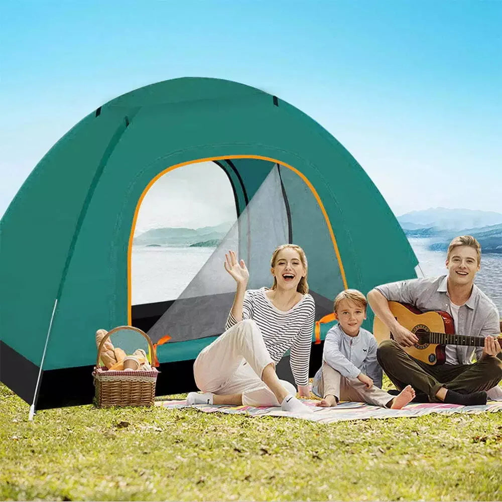 Automatic Pop Up Outdoor Camping Hiking Waterproof Sun Proof Tent Portable Backpacking Folding Tents Travelling Tools 2-3 Person