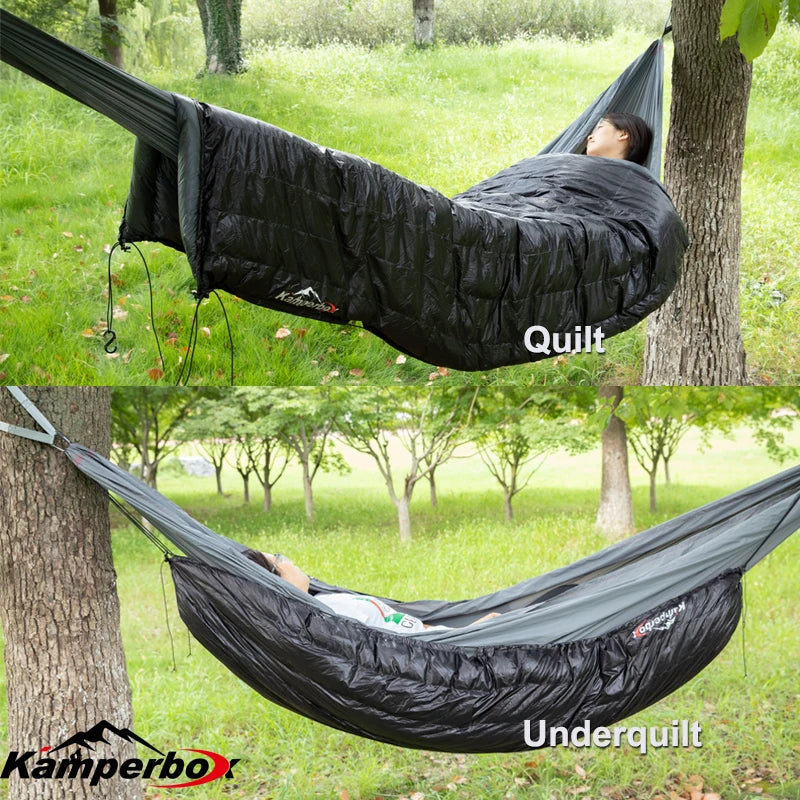 Kamperbox Hammock Quilt Down Quilt Underquilt Sleeping Bag Down Hammock Underquilt Down Camping Quilt Sleeping Bag Tourism Down